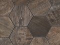 Dom-Mix Esagona Barn Wood Brown 35x37.4cm