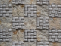 Mosaico Inserto Piedra Blanca 30x30 cm